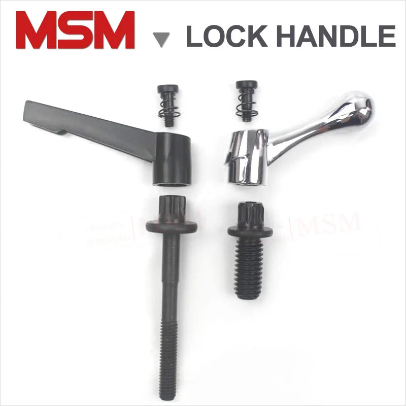 Turret Milling Machine Male Locking Handle M8/NT30 Spindle Locking Bolt Metric M12 Inch 1/2 Workbench Adjustable Clamping Lever