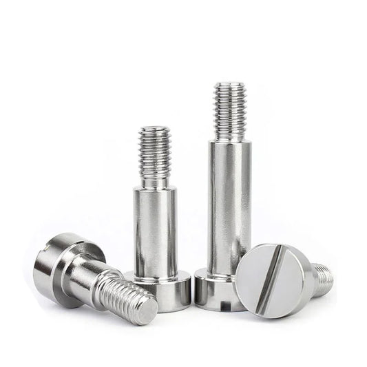 X Pcs Stainless Steel Slotted Cheese Head Shoulder Screws Slotted Plug Roller Bearing  Shoulder Bolts M6 M8 M10 GB830