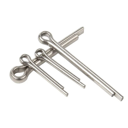 X pcs Stainless Steel Split Pins U Shape M6 M6.3 M8 M10 Splitted Spring Cotter GB91 Split Fixing Locking Safety Elastic Clip