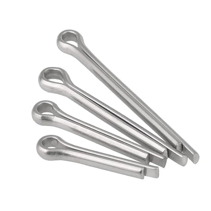 X pcs Stainless Steel Split Pins U Shape M6 M6.3 M8 M10 Splitted Spring Cotter GB91 Split Fixing Locking Safety Elastic Clip