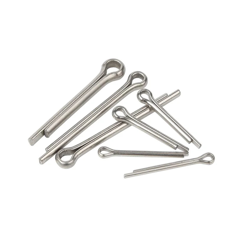 X pcs Stainless Steel Split Pins U Shape M6 M6.3 M8 M10 Splitted Spring Cotter GB91 Split Fixing Locking Safety Elastic Clip