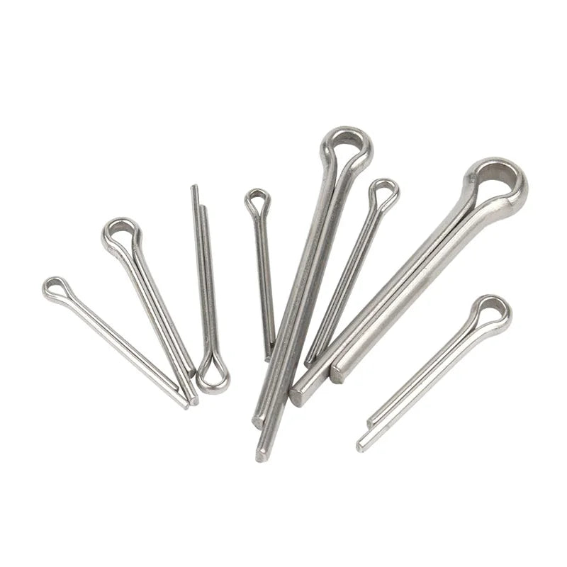 X pcs Stainless Steel Split Pins U Shape M6 M6.3 M8 M10 Splitted Spring Cotter GB91 Split Fixing Locking Safety Elastic Clip