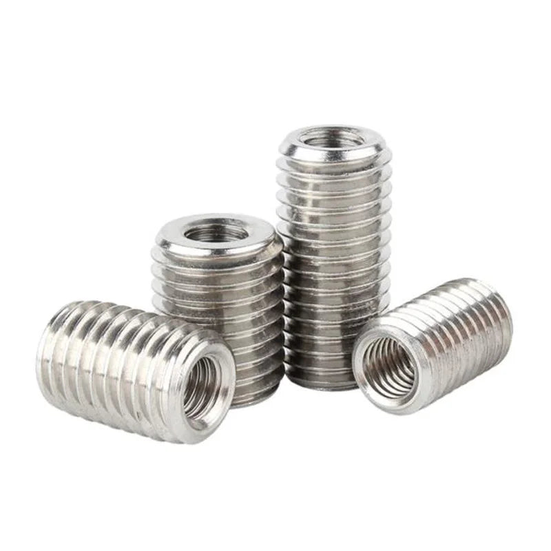 Xpcs M2.5 M3 M4 M5 M6 M8 M10 M12 Thread Adapter Screw Sheath 304 Stainless Steel Internal-External Male-Female Conversion Nut