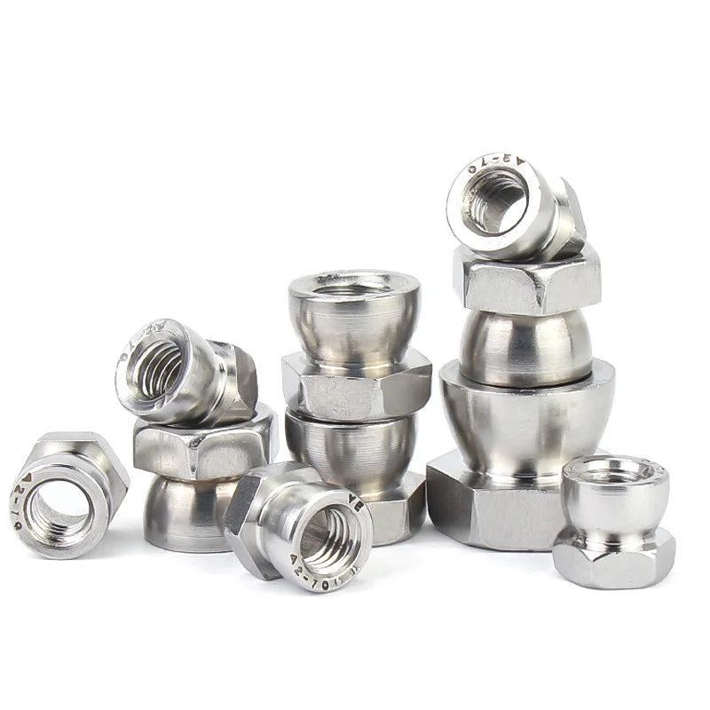 Xpcs M6 M8 M10 M12 Break Off Shear Anti Theft Nut 304 Stainless Steel Breakaway Twisted Security Nuts