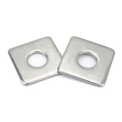 Xpcs Square Flat Washers 304 Stainless Steel Curtain Wall Flat Pad Spacer M3 M4 M5 M6 M8 M10 M12 M14 M16 M20 Square Gasket