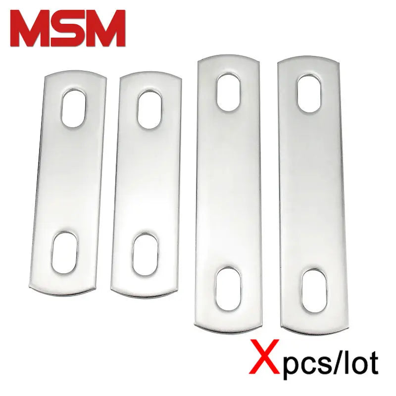 Xpcs Square Washer for U-shaped Screws 304 Stainless Steel Flat Gasket Clamp Plate U-clip Bolt Baffle