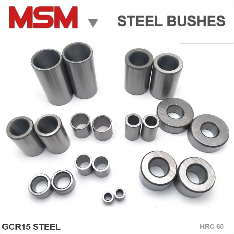 5pcs MSM Shaft Sleeve Inner Diameter 10mm Steel Drill Sleeve Bushing Axis Bushing Axle Sleeve Bearing Jig Bushes