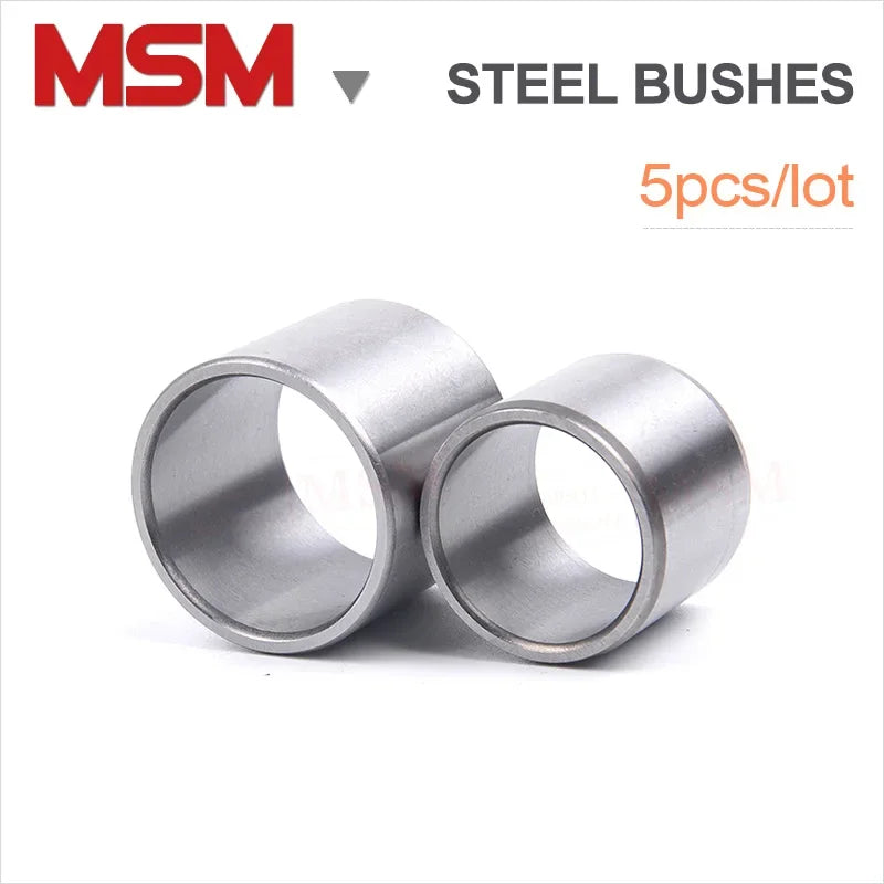 5pcs MSM Shaft Sleeve Inner Diameter 10mm Steel Drill Sleeve Bushing Axis Bushing Axle Sleeve Bearing Jig Bushes